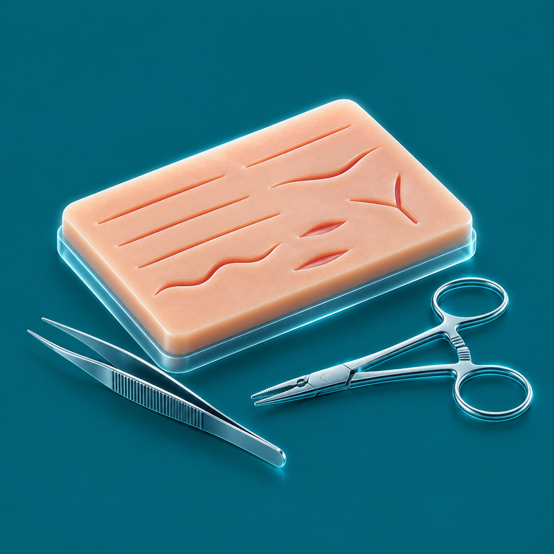 Suture Training Pads – clinical illustration