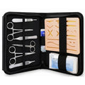 Professional Suturing Practice Kit – 3 Layer Silicone Suture Training Pad & Surgical Instruments - Suture Training KitMS-STK01