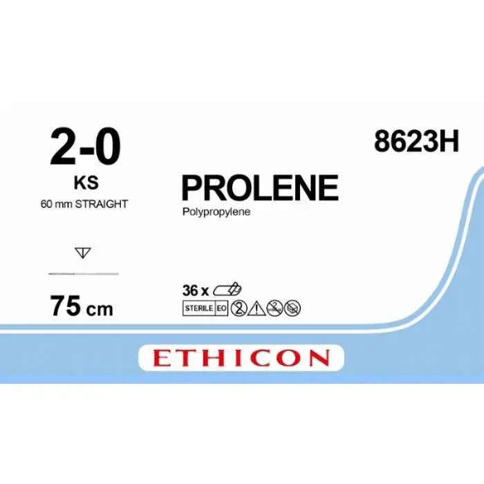 Ethicon PROLENE® Polypropylene Blue Non - Absorbable Surgical Suture 8623H