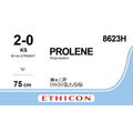 Ethicon PROLENE® Polypropylene Blue Non - Absorbable Surgical Suture – USP 2 - 0 – 75 cm (30 in) – KS Reverse Cutting Needle – 8623H (Box of 36) - Suture8623H