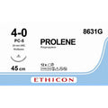 Ethicon PROLENE® Polypropylene Blue Non - Absorbable Surgical Suture | USP 4 - 0 | 45 cm (18 in) | PC - 5 MULTIPASS® Prime Conventional Cutting Needle | 8631G (Box of 12) - Suture8631G