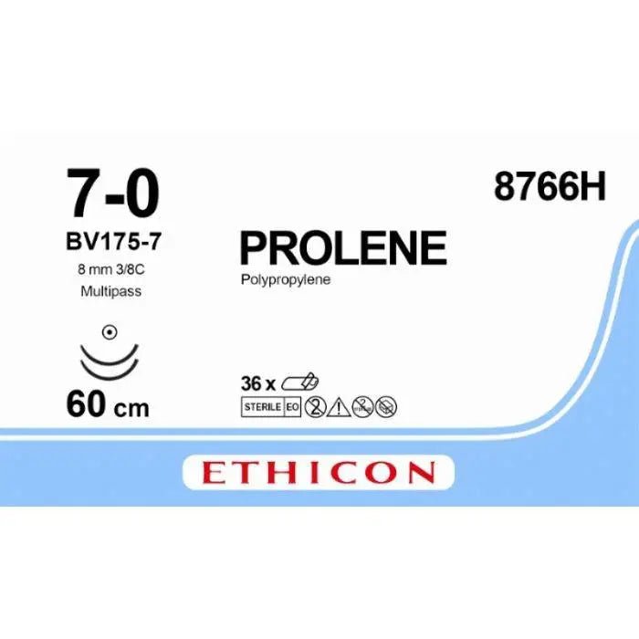 Ethicon PROLENE® Polypropylene Blue Non - Absorbable Surgical Suture 8766H