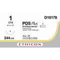 Ethicon PDS® Plus Antibacterial (Polydioxanone) Violet Absorbable Veterinary Surgical Suture (Box of 12) D10178