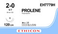 Ethicon PROLENE Polypropylene Blue Non - Absorbable Surgical Suture USP 2 - 0 120 cm V - 7 TAPERCUT Needle (26 mm) EH7779H (Box of 36) - EH7779H