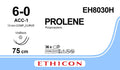 Ethicon PROLENE Polypropylene Blue Non - Absorbable Microsurgical Suture USP 6 - 0 75 cm ACC - 1 VB VISIBLACK TAPERCUT CC Needle (13 mm) EH8030H (Box of 36) - EH8030H