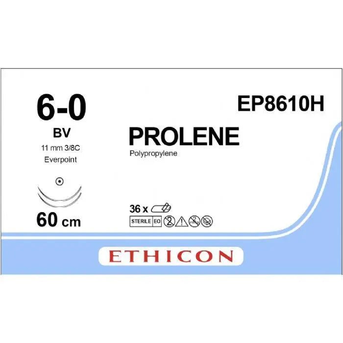 Ethicon PROLENE® Polypropylene Blue Non - Absorbable Cardiovascular Suture EP8610H
