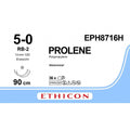 Ethicon PROLENE Polypropylene Non - Absorbable Monofilament Surgical Suture USP 4 - 0 75 cm BV - 1 Taperpoint Needles 9.3 mm 3/8 Circle with EVERPOINT Technology EPH8716H (Box of 36) - EPH8716H