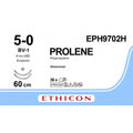 Ethicon PROLENE Polypropylene Non - Absorbable Monofilament Surgical Suture USP 7 - 0 75 cm BV - 1 Taperpoint Needles 9.3 mm 3/8 Circle with EVERPOINT Technology EPH9702H (Box of 36) - EPH9702H