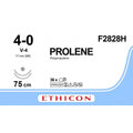 Ethicon PROLENE Polypropylene Blue Non - Absorbable Surgical Suture USP 4 - 0 75 cm V - 4 TAPERCUT Needle (17 mm) F2828H (Box of 36) - F2828H