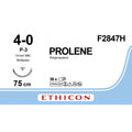 Ethicon PDS II (Polydioxanone) Absorbable Surgical Suture USP 4 - 0 75 cm P - 3 PRIME Reverse Cutting Needle F2847H (Box of 36) - F2847H