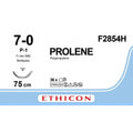 Ethicon PROLENE Polypropylene Blue Non - Absorbable Surgical Suture USP 7 - 0 75 cm P - 1 PRIME MULTIPASS Reverse Cutting Needle (11 mm) F2854H (Box of 36) - F2854H