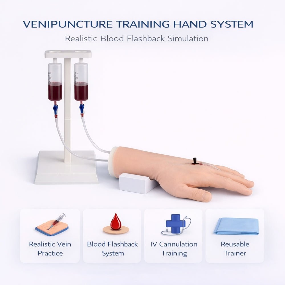 Venipuncture Training Hand IV Injection & Phlebotomy Practice Model - Surgical TrainingIVH-001