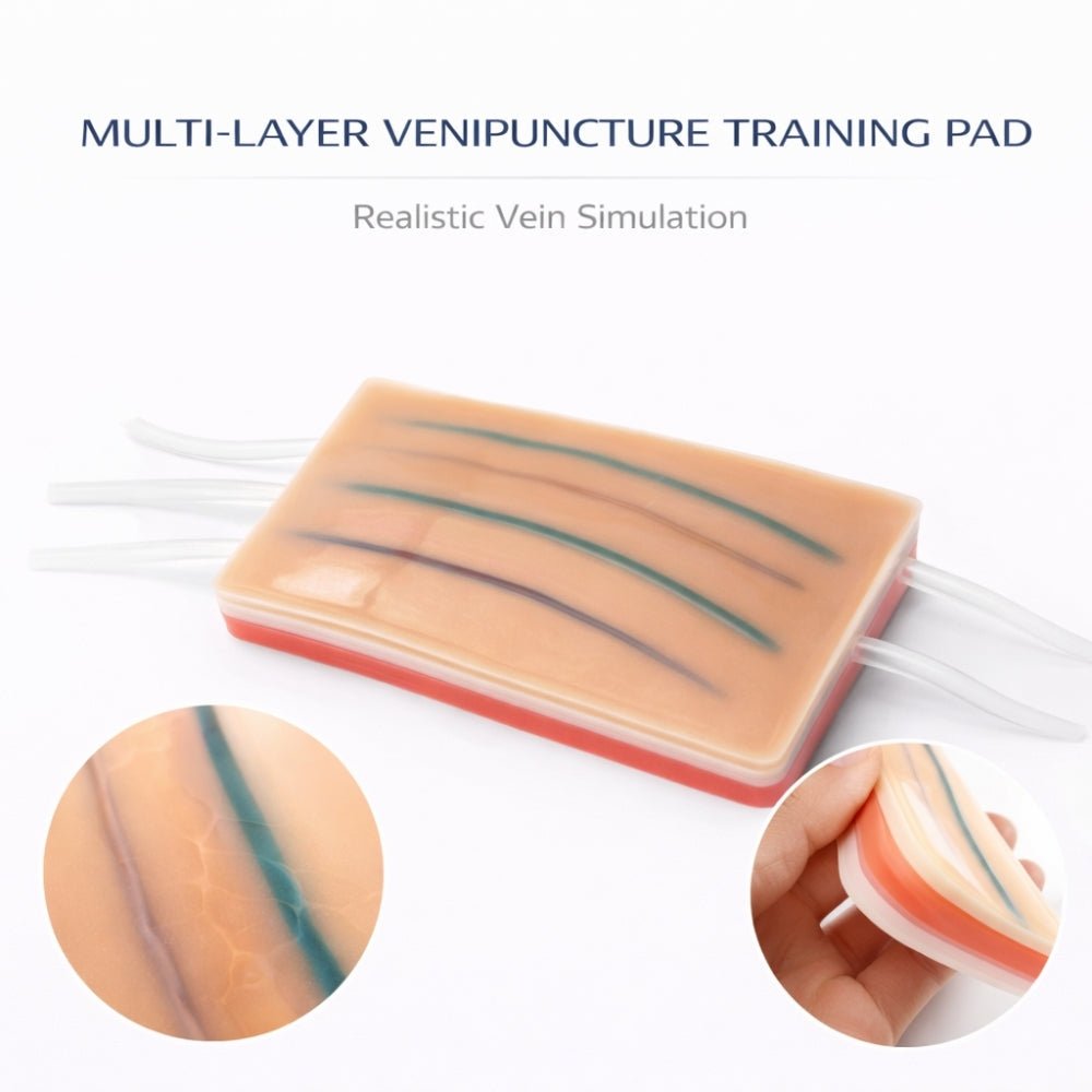Venipuncture IV Injection Training Pad Phlebotomy & IV Cannulation Practice Model - Surgical TrainingIVP-003