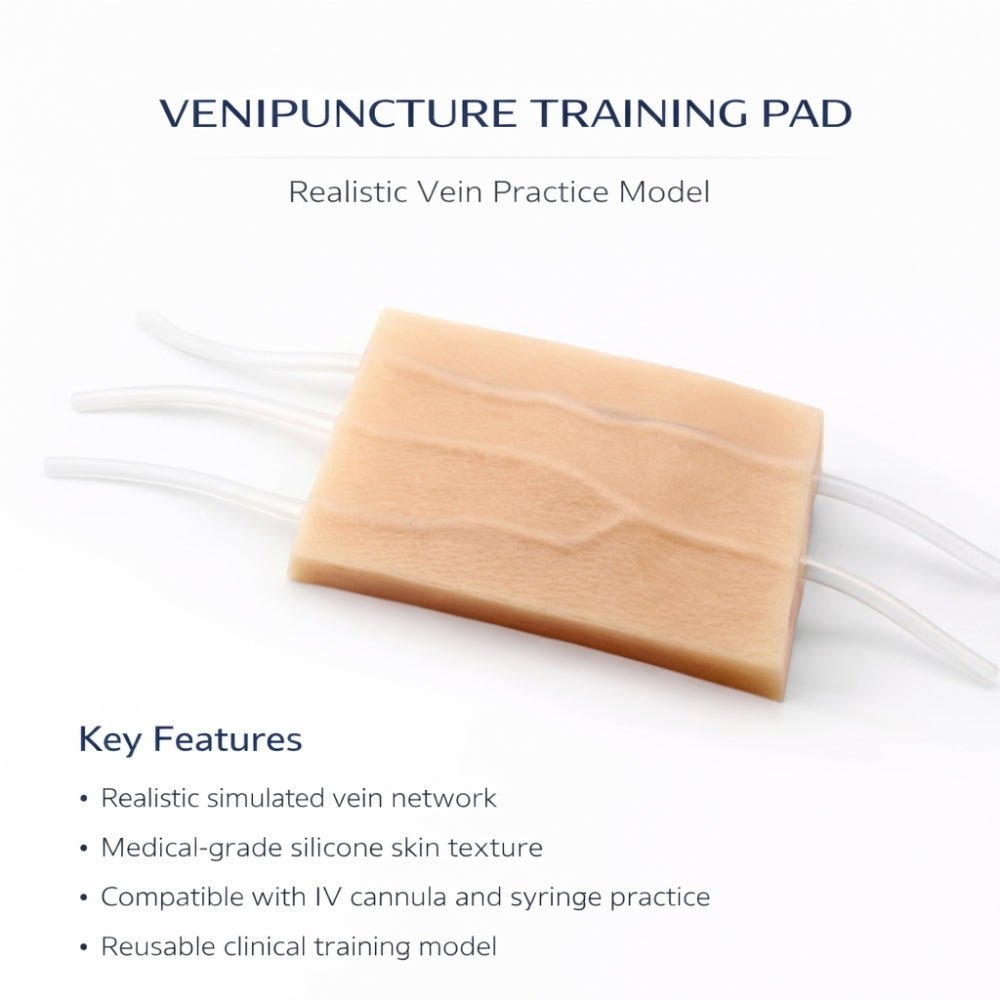 Y - Vessel IV Injection Practice Pad Venipuncture & Phlebotomy Training Simulator - Surgical TrainingIVP-YV01