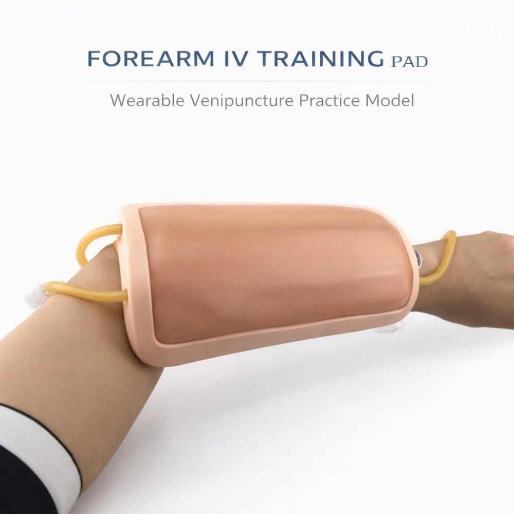Wearable Forearm IV Injection Practice Kit Venipuncture & Phlebotomy Training Sleeve - Surgical TrainingIVW-001