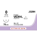 Ethicon COATED VICRYL Polyglactin 910 Braided Absorbable Surgical Suture  J329H