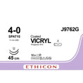 Ethicon COATED VICRYL Polyglactin 910 Braided Absorbable Surgical Suture – J9762G