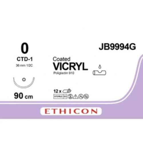 Ethicon COATED VICRYL Polyglactin 910 Braided Absorbable Surgical Suture – JB9994G