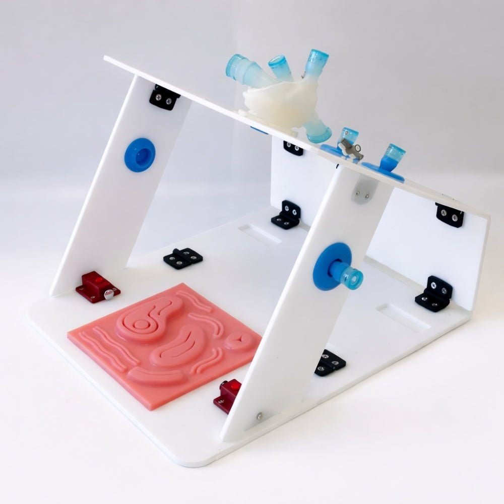 Laparoscopic Trainer Box with Instruments – Surgical Skills Training Simulator - Surgical TrainingLBT-001