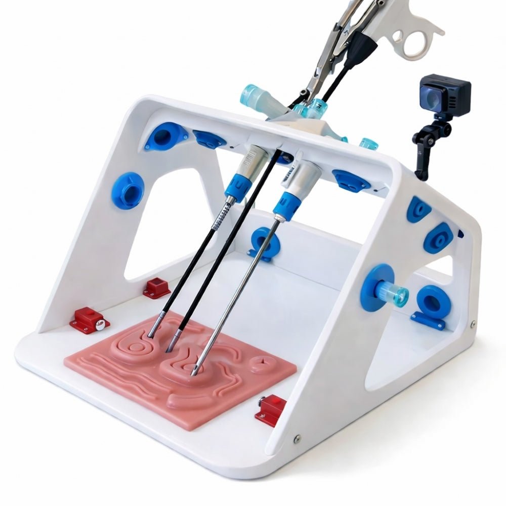 Laparoscopic Trainer Box with Instruments – Surgical Skills Training Simulator - Surgical TrainingLBT-001