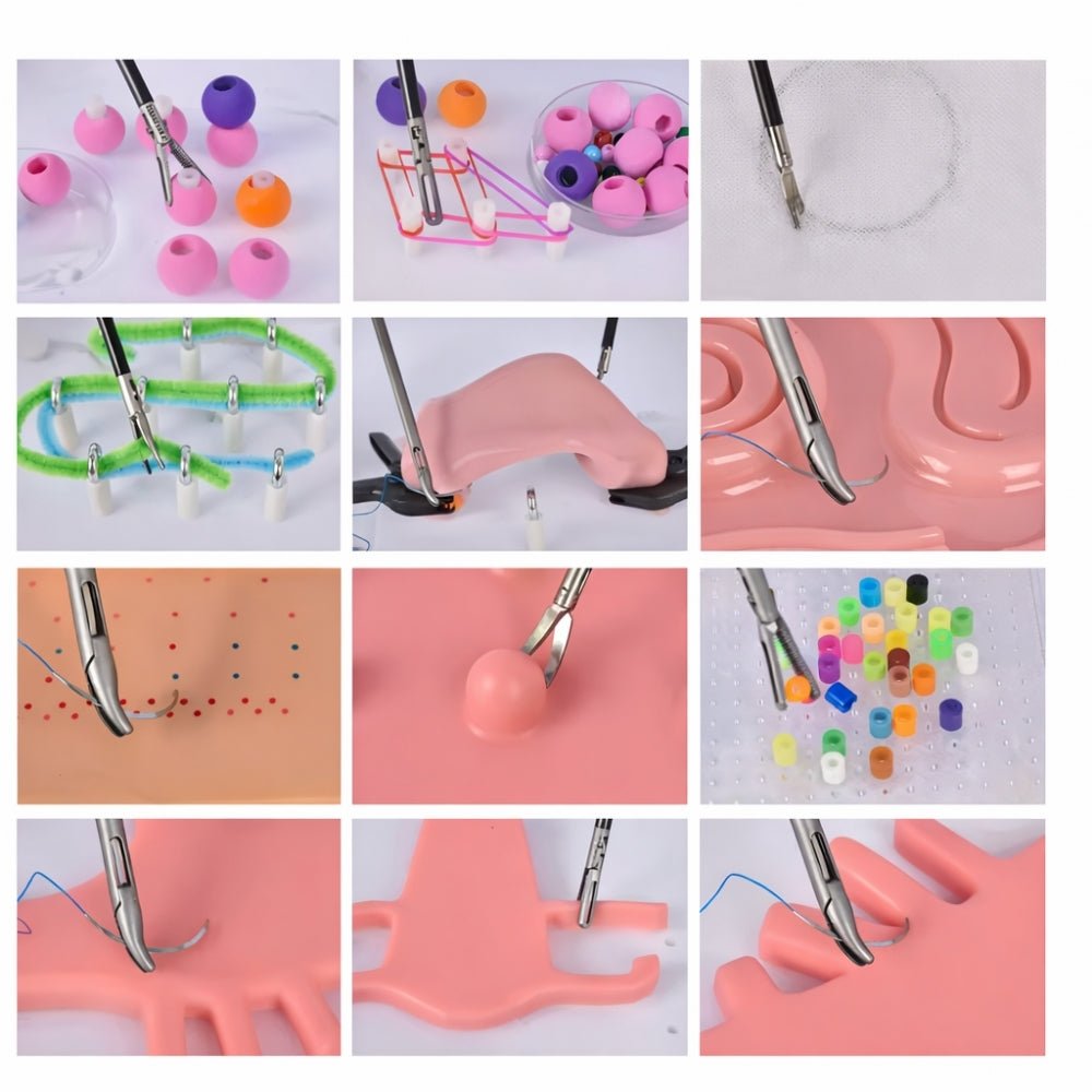 Laparoscopic Trainer Box Set with Instruments Laparoscopy Surgical Skills Training Simulator - Surgical TrainingLBT-002
