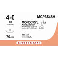Ethicon MONOCRYL PLUS Poliglecaprone 25 Absorbable Monofilament Surgical Suture MCP3548H