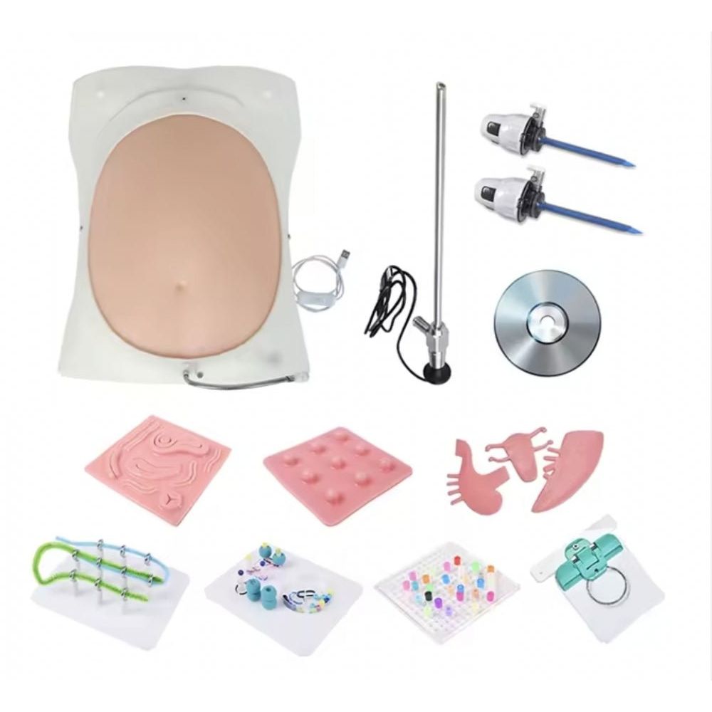 Advanced Laparoscopic Trainer Box – Abdominal Minimally Invasive Surgery Training Simulator - Surgical TrainingMS-LAP-BOX01