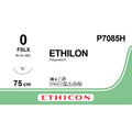 Ethicon ETHILON™ Black Monofilament Non - Absorbable Surgical Suture – USP 0 – 30 in (75 cm) – Black – FSLX Reverse Cutting Needle 26 mm – 3/8 Circle – P7085H (Box of 36) - SutureP7085H