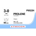 Ethicon PROLENE Polypropylene Blue Non - Absorbable Surgical Suture with Firm Pledgets USP 3 - 0 36 in (91 cm) Double - Armed SH Taper Point Needles (26 mm) P8522H (Box of 6) - P8522H