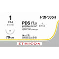 Ethicon PDS® Plus Antibacterial (Polydioxanone) Violet Absorbable Surgical Suture – USP 1 – 70 cm – CT - 2 Taperpoint Needle (26 mm) – PDP335H (Box of 36) - SuturePDP335H