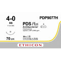 Ethicon PDS® Plus Antibacterial (Polydioxanone) Violet Absorbable Surgical Suture | USP 4 - 0 | 70 cm | BB Taper Point Needle | PDP9077H (Box of 36) - SuturePDP9077H