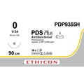Ethicon PDS™ Plus Antibacterial (Polydioxanone) Violet Absorbable Surgical Suture – 90 cm – V - 34 Needle – PDP9355H (Box of 36) - SuturePDP9355H