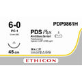 Ethicon PDS® Plus Antibacterial (Polydioxanone) Undyed Absorbable Veterinary Suture PDP9861H