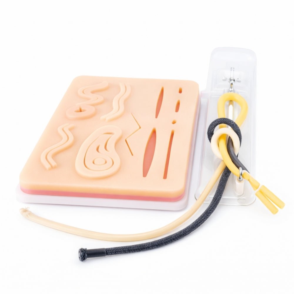 Medical Practice Pad & Surgical Knot - Tying Training Kit – Suturing Practice Simulator - Suture Training KitSKT-0011