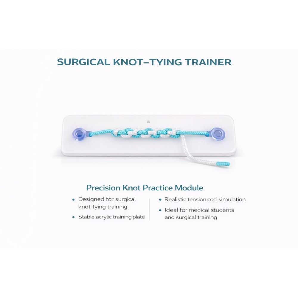 Pocket - Size Surgical Knot - Tying Trainer – Portable Suturing Practice Simulator - Suture Training KitSKT-003