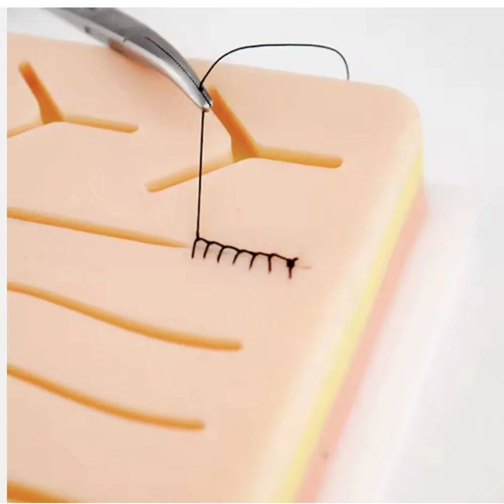 Professional Surgical Suturing Practice Kit – Complete Medical Suture Training Kit - Suture Training PadSPK-SUTUREKIT-3LAYER