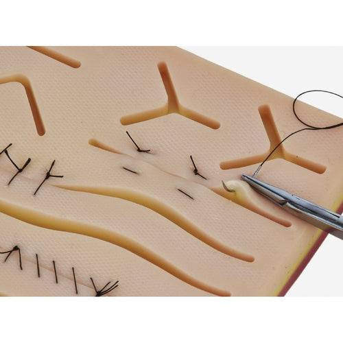 3 - Layer Silicone Suture Training Pad for Suturing Practice - Surgical TrainingSTP