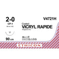 Ethicon VICRYL RAPIDE Polyglactin 910 Braided Rapidly Absorbable Surgical Suture – USP 2 - 0 – 90 cm – Undyed – Single - Armed – V4721H (Box of 36) Size: 2 - 0 Colour: Undyed Style: Single - armed - V4721H