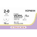 Ethicon VICRYL PLUS Polyglactin 910 Braided Absorbable Antibacterial Surgical Suture VCP461H