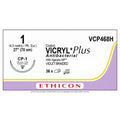 Ethicon VICRYL PLUS Polyglactin 910 Braided Absorbable Antibacterial Surgical Suture VCP468H