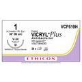 Ethicon VICRYL PLUS Polyglactin 910 Braided Absorbable Antibacterial Surgical Suture VCP519H