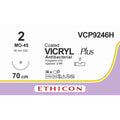 Ethicon VICRYL PLUS Polyglactin 910 Braided Absorbable Antibacterial Surgical Suture VCP9246H
