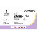 Ethicon VICRYL PLUS Polyglactin 910 Braided Absorbable Antibacterial Surgical Suture VCP9289G