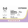 Ethicon VICRYL PLUS Polyglactin 910 Braided Absorbable Antibacterial Surgical Suture VCP9505H