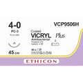 Ethicon VICRYL PLUS Polyglactin 910 Braided Absorbable Antibacterial Surgical Suture VCP9506H