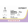 Ethicon VICRYL PLUS Polyglactin 910 Braided Absorbable Antibacterial Surgical Suture – VCP9991T