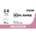 Ethicon VICRYL RAPIDE Braided Polyglactin 910 Absorbable Surgical Suture VR2299