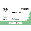 Ethicon ETHILON Black Monofilament Non - Absorbable Surgical Suture USP 3 - 0 18 in (45 cm) Black PS Prime Reverse Cutting Needle 24 mm 3/8 Circle W1625BH (Box of 36) - W1625BH