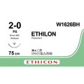 Ethicon ETHILON Black Monofilament Non - Absorbable Surgical Suture USP 2 - 0 30 in (75 cm) Black PS Prime Reverse Cutting Needle 26 mm 3/8 Circle W1626BH (Box of 36) - W1626BH