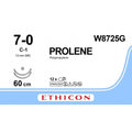 Ethicon PROLENE Polypropylene Blue Non - Absorbable Microsurgical Suture USP 7 - 0 60 cm Double - Armed C - 1 Taper Point Needles (13 mm) W8725G (Box of 12) - W8725G